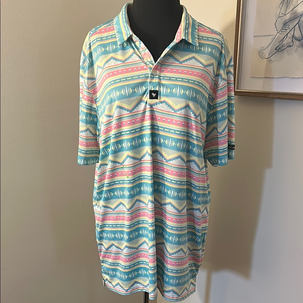 Bad Birdie | Salty Savage Polo Shirt-XL